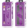 PRETTY LOVE - VIBRADOR MULTIFUNCIÓN DEJON 3 EN 1 CON FORMA DE CONEJO, COLOR MORADO