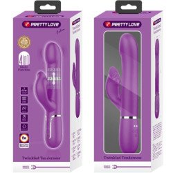 PRETTY LOVE - VIBRADOR & ESTIMULADOR MULTIFUNCIÓN 4 EN 1 MORADO