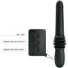 PRETTY LOVE - VIBRADOR PAZUZU CON 3 MODOS DE EMPUJE, NEGRO