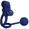 PRETTY LOVE - ANILLO VIBRADOR DOBLE REMINGTON CON TAPÓN AZUL