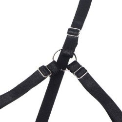 SUBBLIME - 955205 CONJUNTO DE SUJETADOR CON LAZO NEGRO AJUSTABLE L/XL