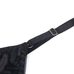 SUBBLIME - 955199 CONJUNTO DE SUJETADOR CON LAZO NEGRO AJUSTABLE S/M