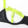SUBBLIME - 955274 CONJUNTO DE SUJETADOR CON COLLAR Y DETALLES EN LAS PIERNAS VERDE FLUORESCENTE S/M
