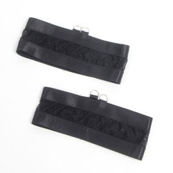 SUBBLIME - 955243 SUJETADOR BONDAGE NEGRO CON LIGUEROS TALLA L/XL