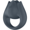 SATISFYER - PAR PERFECTO 2 MULTIVIBRADORES 2 EN 1 ANILLO PARA PENE Y ESTIMULADOR DE DEDOS GRIS