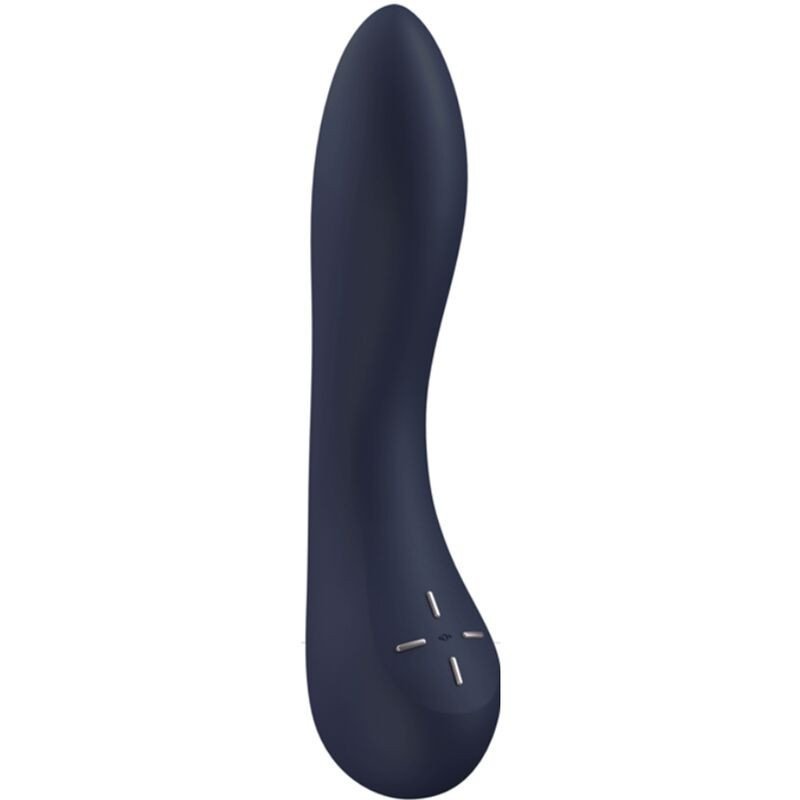 SATISFACTOR - ONDA DE PUNTO G 4 VIBRADOR PROGRAMABLE DE 12 VIBRACIONES GRIS OSCURO