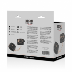 BEGME - ESPOSAS PREMIUM EDICIÓN NEGRA CON FORRO DE NEOPRENO