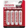 AIWA - PILAS ALCALINAS AA X-TRA LR6 EN BLÍSTER*4