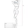 PASSION - WOMAN BS032 BODYSTOCKING NEGRO TALLA UNICA