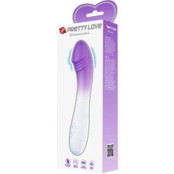 PRETTY LOVE - VIBRADOR ELEMENTAL PARA EL PUNTO G, 30 VIBRACIONES, COLOR MORADO