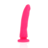 DELTA CLUB - JUGUETES DILDO ROSA DE SILICONA MÉDICA 17 CM -O- 3 CM