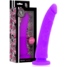 DELTA CLUB - JUGUETES DILDO LILA SILICONA MÉDICA 20 CM -O- 4 CM