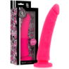 DELTA CLUB - JUGUETES DILDO ROSA SILICONA MÉDICA 20 CM -O- 4 CM