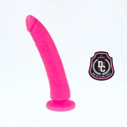 DELTA CLUB - JUGUETES DILDO ROSA SILICONA MÉDICA 20 CM -O- 4 CM