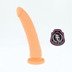 DELTA CLUB - JUGUETES DILDO NATURAL DE SILICONA MÉDICA 20 CM -O- 4 CM