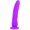 DELTA CLUB - JUGUETES DILDO LILA SILICONA MÉDICA 23 CM -O- 4.5 CM