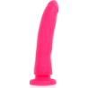 DELTA CLUB - JUGUETES DILDO ROSA DE SILICONA MÉDICA 23 CM -O- 4,5 CM