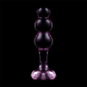 NEBULA SERIES BY IBIZA - MODELO 1 TAPÓN ANAL DE VIDRIO DE BOROSILICATO ROSA 10,5 CM -O- 3 CM