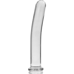 NEBULA SERIES BY IBIZA - MODELO 8 DILDO CRISTAL TRANSPARENTE 14.5 CM -O- 2 CM