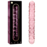 SERIE NEBULA DE IBIZA - MODELO 15 DILDO DE VIDRIO DE BOROSILICATO ROSA 18,5 CM -O- 3 CM