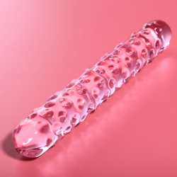 NEBULA SERIES BY IBIZA - MODELO 15 DILDO CRISTAL ROSA 18.5 CM -O- 3 CM
