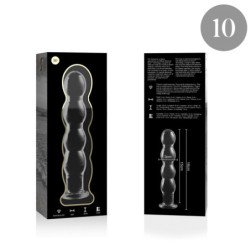 NEBULA SERIES BY IBIZA - MODELO 10 DILDO CRISTAL TRANSPARENTE 16.5 CM -O- 3.5 CM