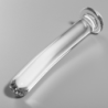 SERIE NEBULA DE IBIZA - MODELO 9 DILDO DE VIDRIO DE BOROSILICATO TRANSPARENTE 15,5 CM -O- 2,5 CM