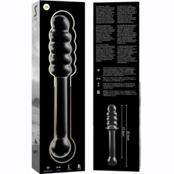 NEBULA SERIES BY IBIZA - MODELO 20 DILDO CRISTAL TRANSPARENTE 20.5 CM -O- 3 CM