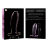 SERIE NEBULA DE IBIZA - MODELO 5 TAPÓN ANAL DE VIDRIO DE BOROSILICATO ROSA 12,5 CM -O- 3,5 CM