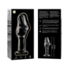 NEBULA SERIES BY IBIZA - MODELO 6 PLUG CRISTAL TRANSPARENTE 12.5 CM -O- 4 CM