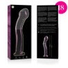 NEBULA SERIES BY IBIZA - MODELO 18 DILDO CRISTAL ROSA 18.5 CM -O- 3.5 CM