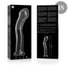 NEBULA SERIES BY IBIZA - MODELO 18 DILDO CRISTAL TRANSPARENTE 18.5 CM -O- 3.5 CM