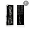 NEBULA SERIES BY IBIZA - MODELO 21 DILDO CRISTAL TRANSPARENTE 20.5 CM -O- 3.5 CM