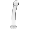 NEBULA SERIES BY IBIZA - MODELO 11 DILDO CRISTAL TRANSPARENTE 16 CM -O- 3 CM