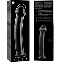 NEBULA SERIES BY IBIZA - MODELO 11 DILDO CRISTAL TRANSPARENTE 16 CM -O- 3 CM