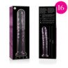 NEBULA SERIES BY IBIZA - MODELO 16 DILDO CRISTAL ROSA 18.5 CM -O- 3 CM