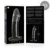 NEBULA SERIES BY IBIZA - MODELO 19 DILDO CRISTAL TRANSPARENTE 18.5 CM -O- 4 CM