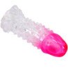 PRETTY LOVE - FUNDA DE AGRANDAMIENTO REALISTA WILFORD CON PENE EN RELIEVE ROSA