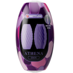 PRETTY LOVE - ATHENA EROS MASTURBADOR MASCULINO DE SILICONA MORADO