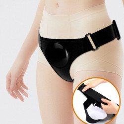 AMOR PRECIOSO - BRAGUITAS CON ARNÉS UNIVERSAL KYTON CON DILDO EYACULADOR DE 19 CM MULATO