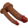 PRETTY LOVE - GORAN DOBLE DILDO REALISTA NATURAL MULATO