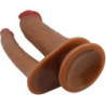 PRETTY LOVE - GORAN DOBLE DILDO REALISTA NATURAL MULATO