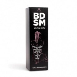 SECRETPLAY - COLECCIÓN BDSM DE CUERDAS NEGRAS PARA BONDAGE
