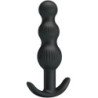 PRETTY LOVE - VIBRADOR ANAL SIDNEY 10 VIBRACIONES NEGRO