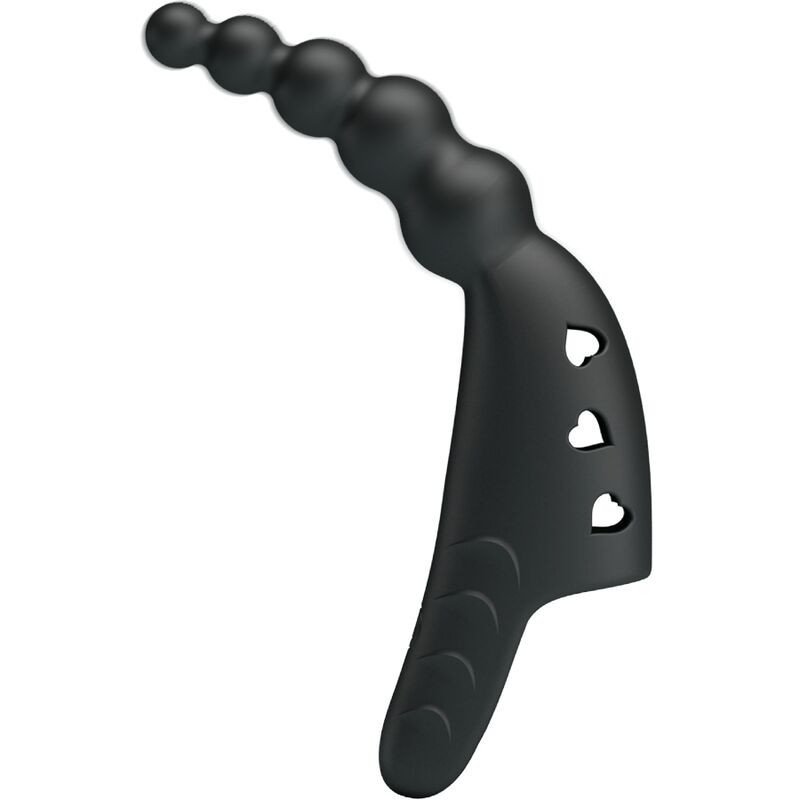AMOR PRECIOSO - VIBRADOR DE DEDO JORDIN 10 VIBRACIONES NEGRO