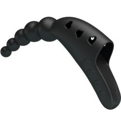 AMOR PRECIOSO - VIBRADOR DE DEDO JORDIN 10 VIBRACIONES NEGRO