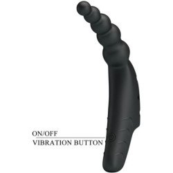 AMOR PRECIOSO - VIBRADOR DE DEDO JORDIN 10 VIBRACIONES NEGRO