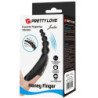 AMOR PRECIOSO - VIBRADOR DE DEDO JORDIN 10 VIBRACIONES NEGRO