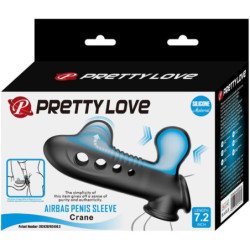 PRETTY LOVE - FUNDA PARA PENE GRÚA CON AIRBAG NEGRA