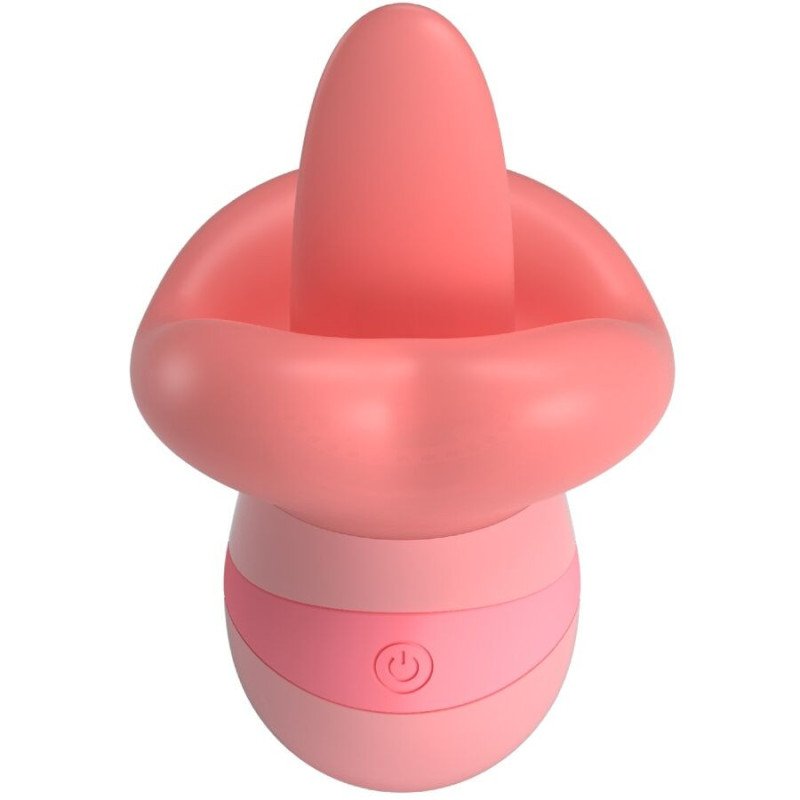 PRETTY LOVE - ESTIMULADOR DE CLÍTORIS CON LENGUA KYLEE, 10 VIBRACIONES, ROSA NUDE
